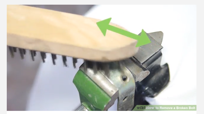 how to remove a bolt that is broken off