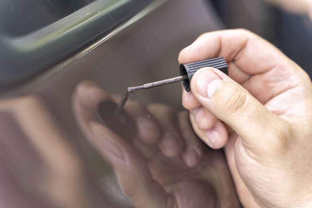 fixing car paint with nail polish